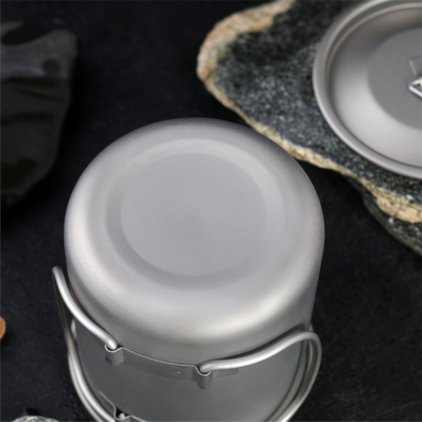 Titanium Folding Cup for Camping and Travel