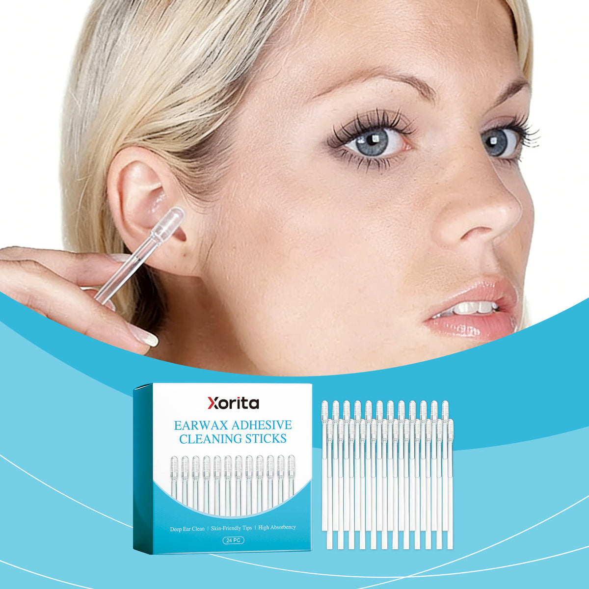 Adhesive Ear Cleaning Sticks