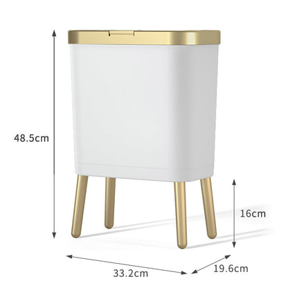 Modern Nordic Style High Foot Trash Can