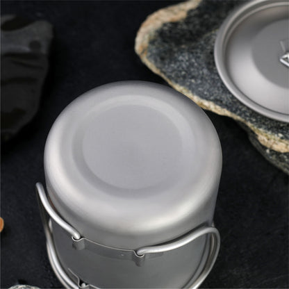Titanium Folding Cup for Camping and Travel