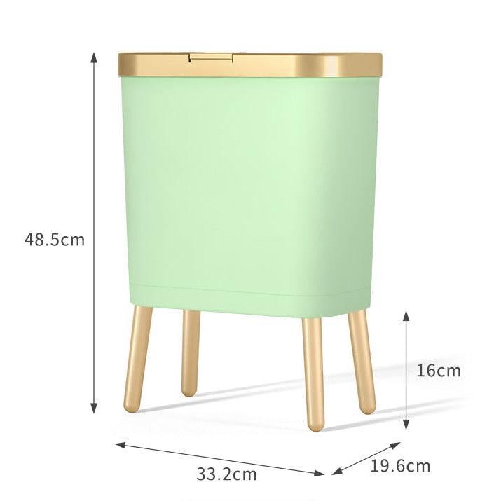 Modern Nordic Style High Foot Trash Can