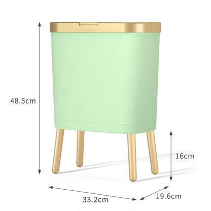Modern Nordic Style High Foot Trash Can