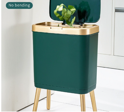 Modern Nordic Style High Foot Trash Can