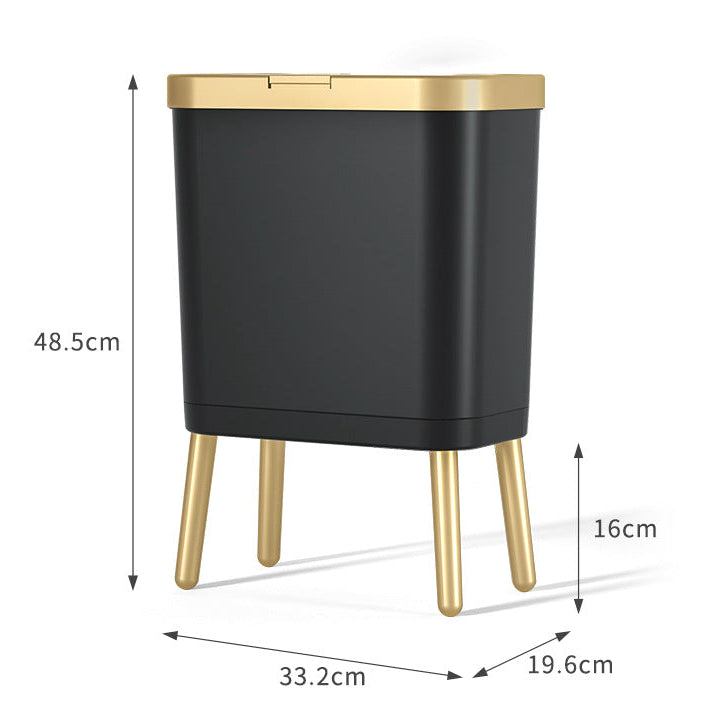 Modern Nordic Style High Foot Trash Can