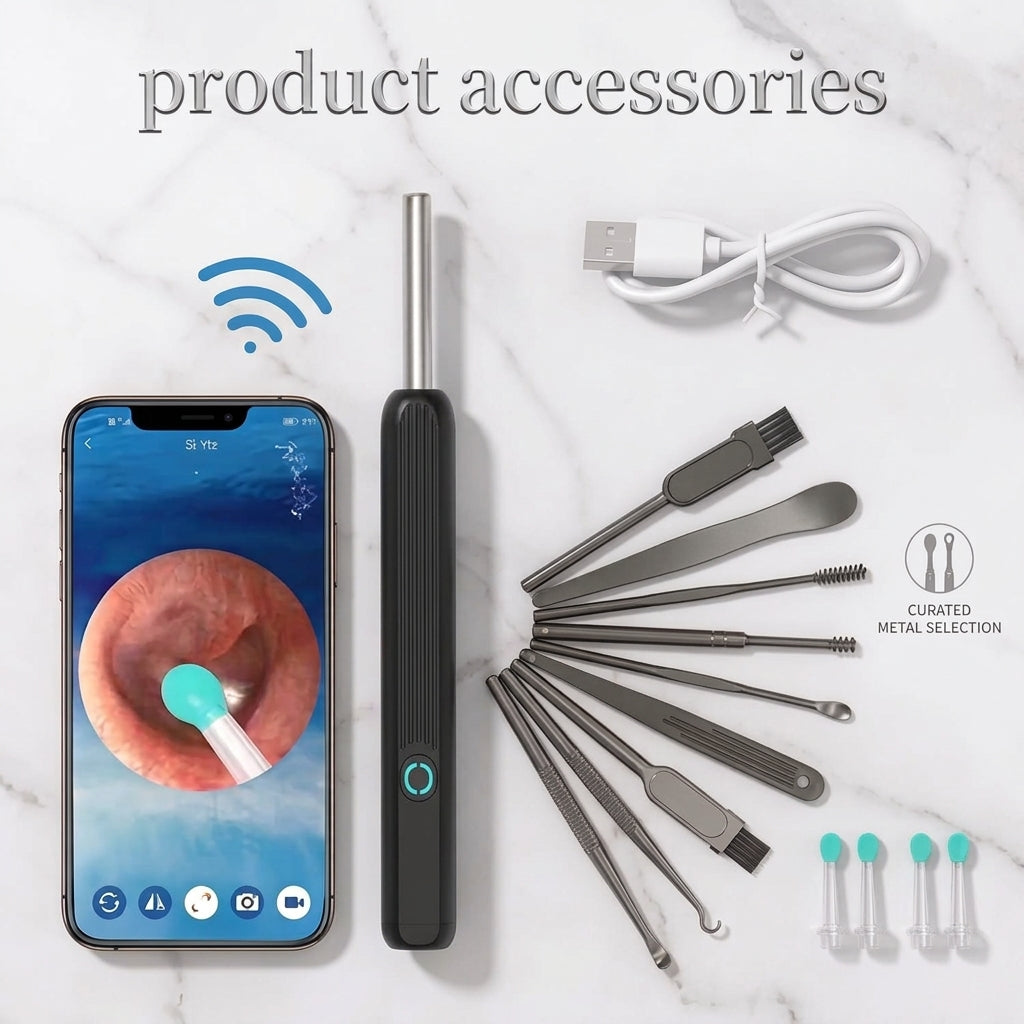 Visual Ear Cleaning Scoop | HD Wireless