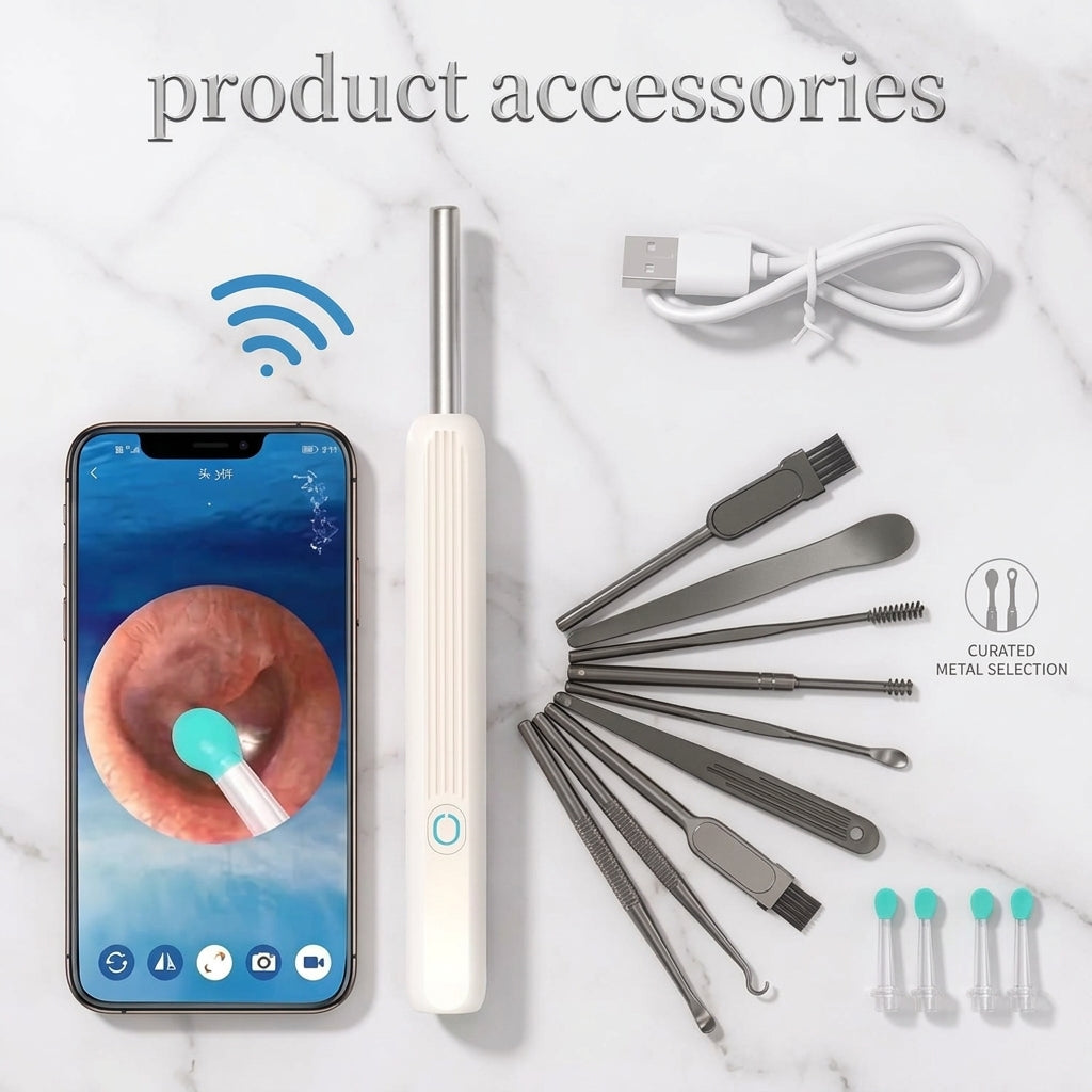 Visual Ear Cleaning Scoop | HD Wireless