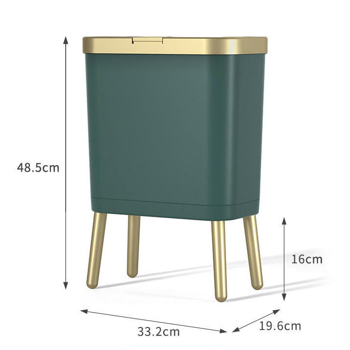 Modern Nordic Style High Foot Trash Can